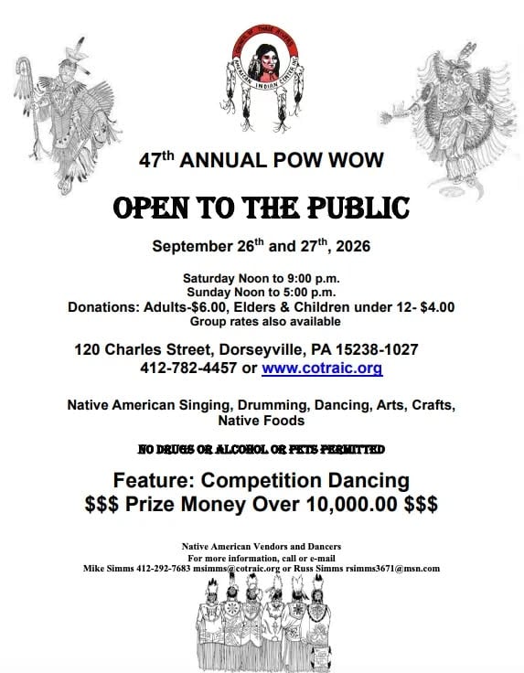 47th Annual Pow Wow (Dorseyville, PA) 2026