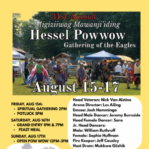 Gathering of the Eagles Hessel Pow Wow 2025