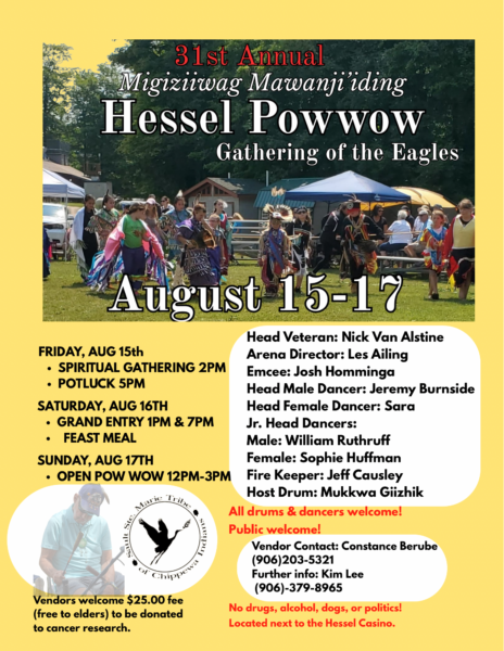 Gathering of the Eagles Hessel Pow Wow 2025