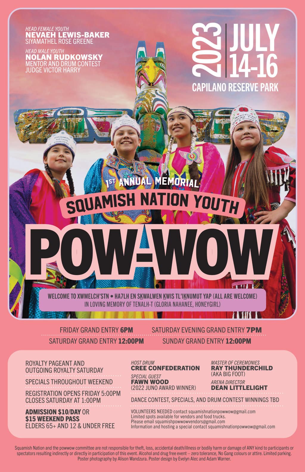 1st Annual Memorial Squamish Nation Youth Pow Wow 2023