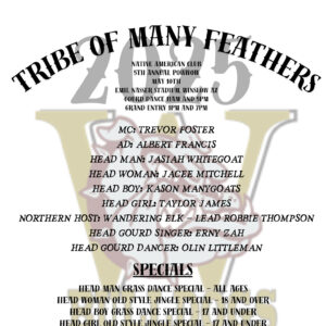 Tribe of Many Feathers Native American Club 5th Annual Pow Wow 2025