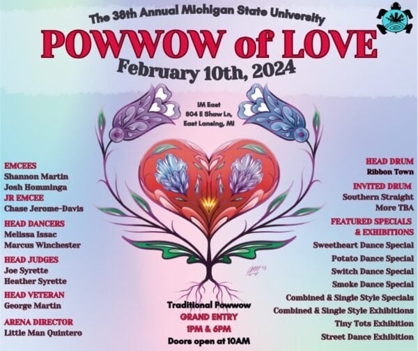 38th Annual Michigan State University Pow Wow of Love 2024