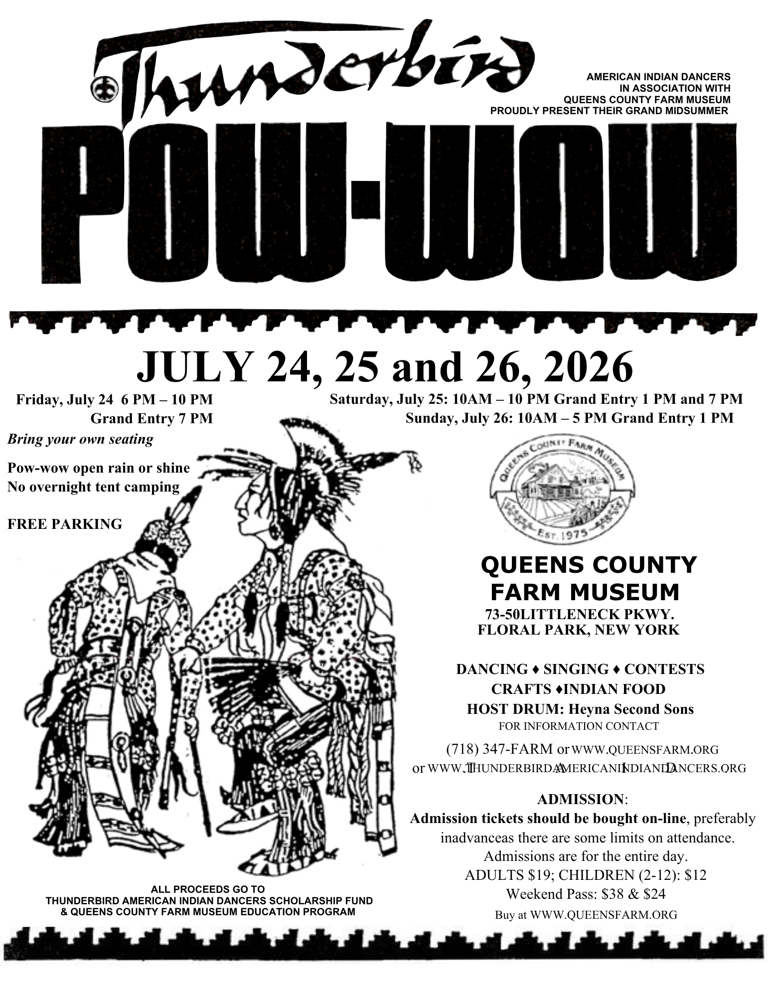47th Annual Grand Mid-Summer Pow Wow at Queens Farm Museum 2026