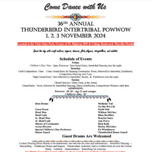 36th Annual Thunderbird Intertribal Pow Wow 2024