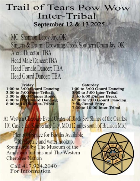Trail of Tears Pow Wow 2025 Trail of Tears Pow Wow 2025