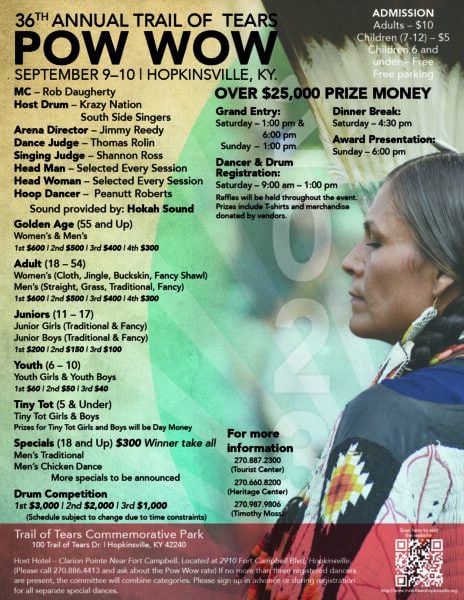 36th Annual Trail of Tears Pow Wow 2023