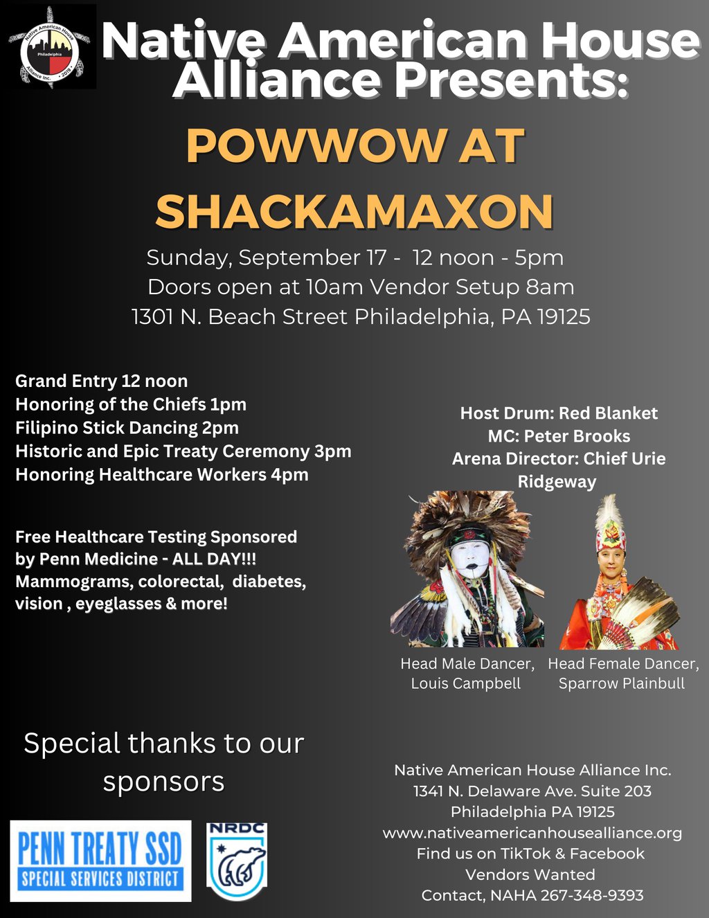Treaty of Shackamaxon at Penn Treaty Park Pow Wow 2023