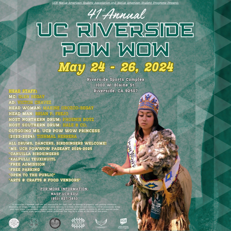 41st Annual UC Riverside Pow Wow 2024 – Pow Wow Calendar