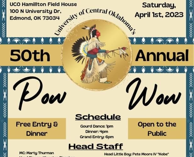 University of Central Oklahoma 50th Annual Pow Wow 2023