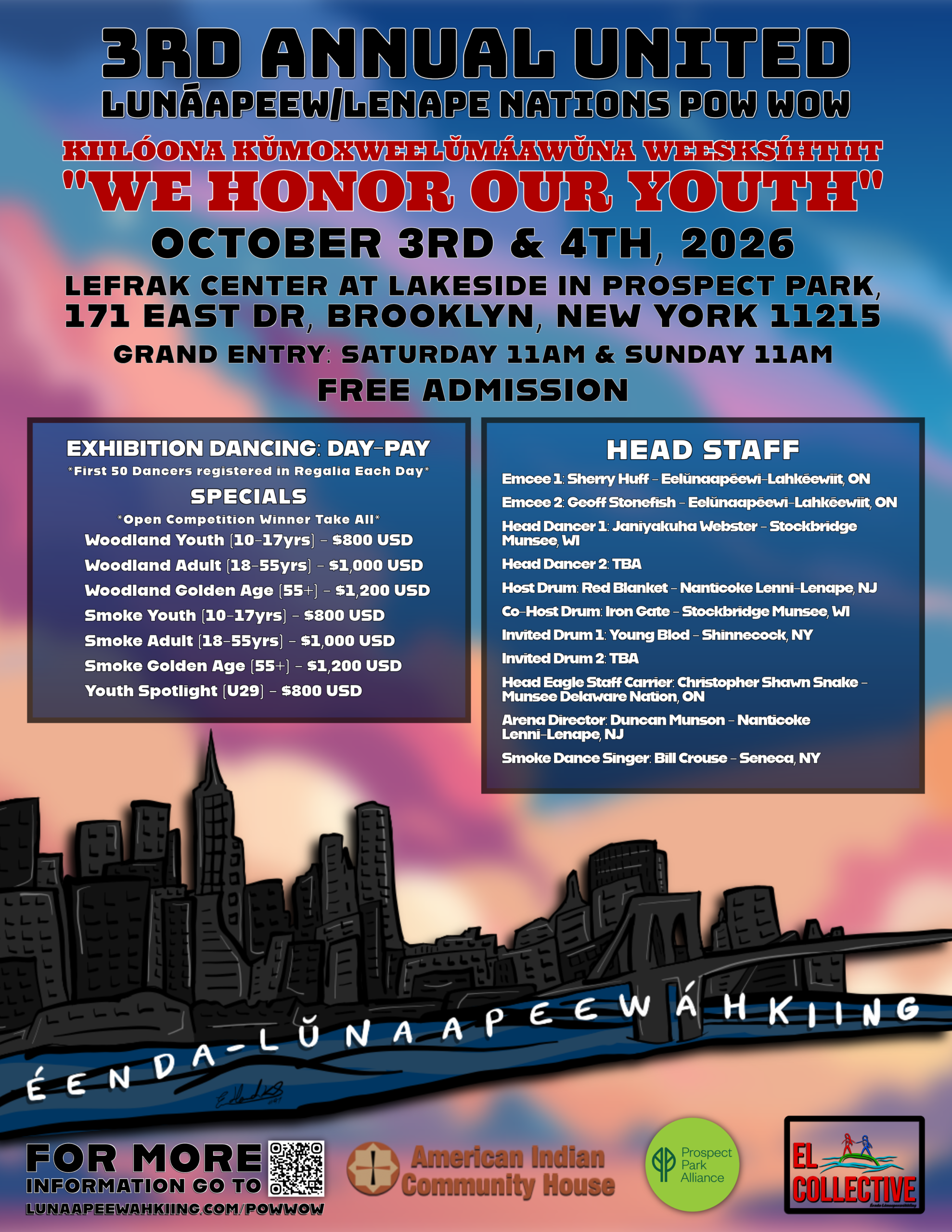 3rd Annual United Lunaápeew/Lenape Nations Pow Wow 2026
