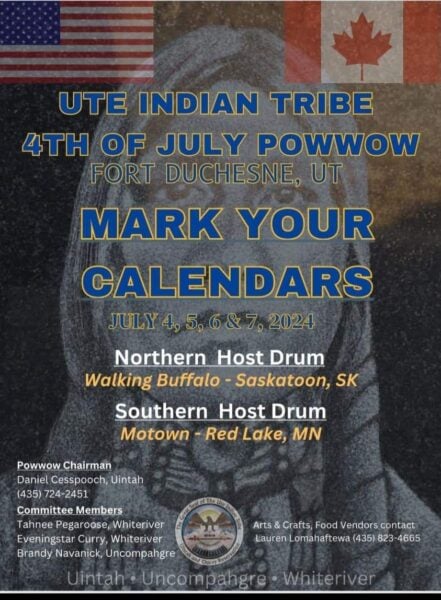 Ute Indian Tribe 4th of July Pow Wow 2024