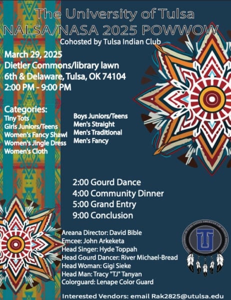 The University of Tulsa NALSA/NASA Annual Pow Wow 2025