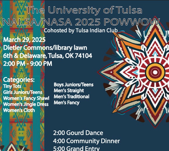 The University of Tulsa NALSA/NASA Annual Pow Wow 2025