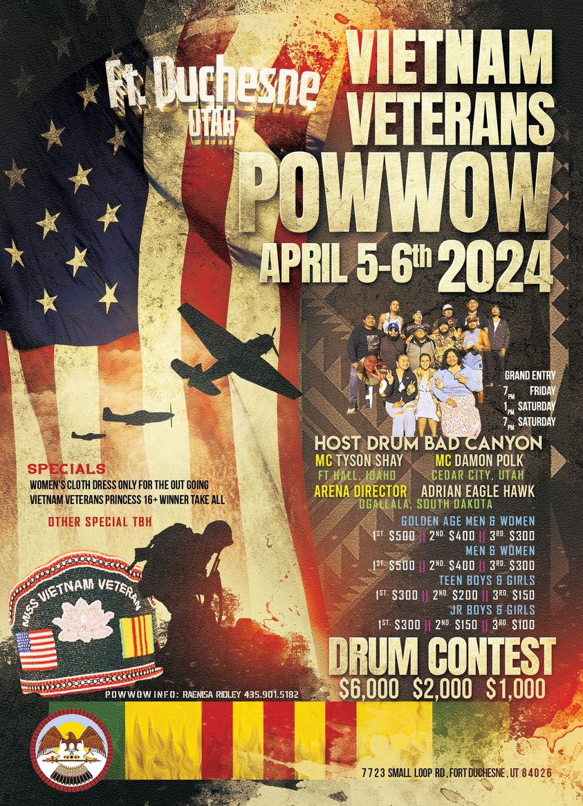 Ft. Duchesne Vietnam Veterans Pow Wow 2024