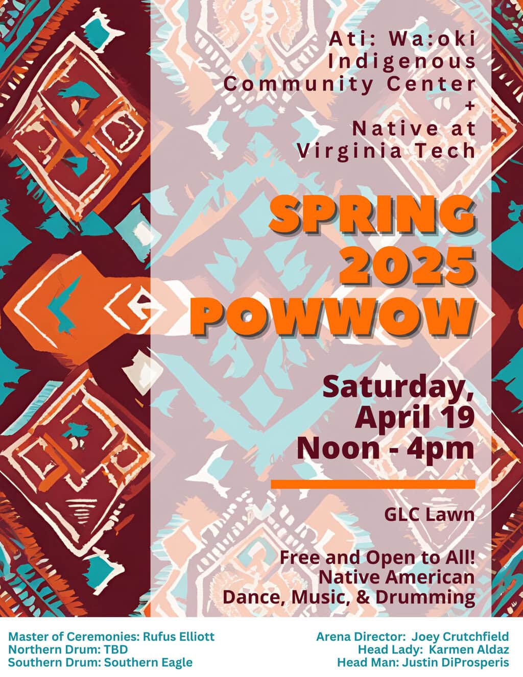 Virginia Tech Spring 2025 Pow Wow