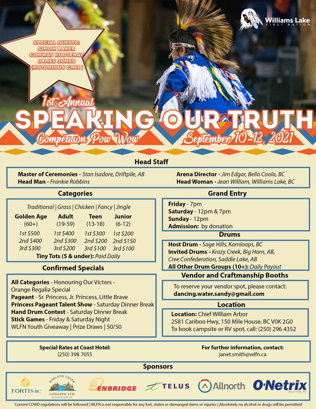 1st Annual Speaking Our Truth Competition Pow Wow 2021