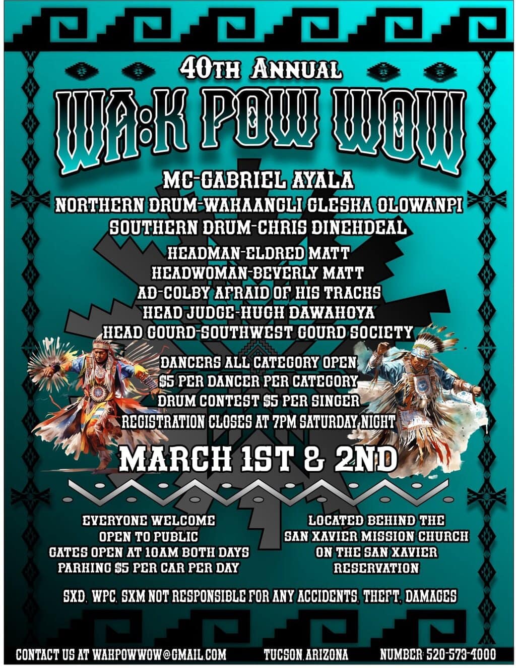 40th Annual Wa:k Pow Wow 2025
