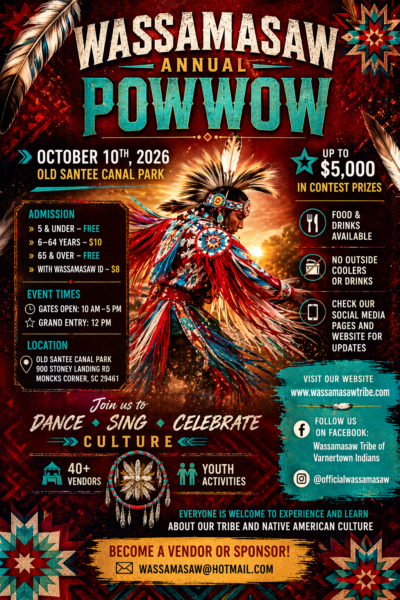 Wassamasaw Annual Pow Wow 2026
