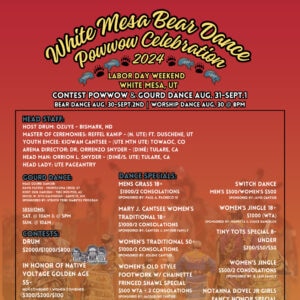 White Mesa Bear Dance & Contest Pow Wow 2024