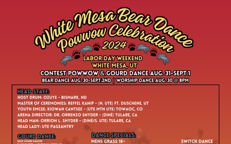 White Mesa Bear Dance & Contest Pow Wow 2024