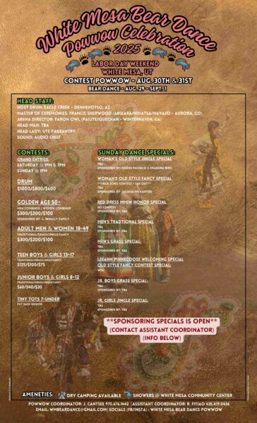 White Mesa Bear Dance & Contest Pow Wow 2025 White Mesa Bear Dance & Contest Pow Wow 2025