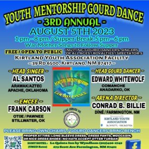 3rd Annual Youth Mentorship Gourd Dance 2023
