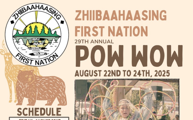 Zhiibaahaasing 29th Annual Pow Wow 2025