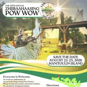Zhiibaahaasing 30th Annual Pow Wow 2026