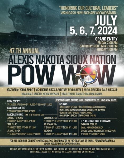 Alexis Nakota Sioux Nation 47th Annual Pow Wow 2024