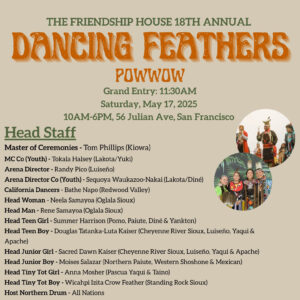 Friendship House 18th Annual Dancing Feathers Pow Wow 2025