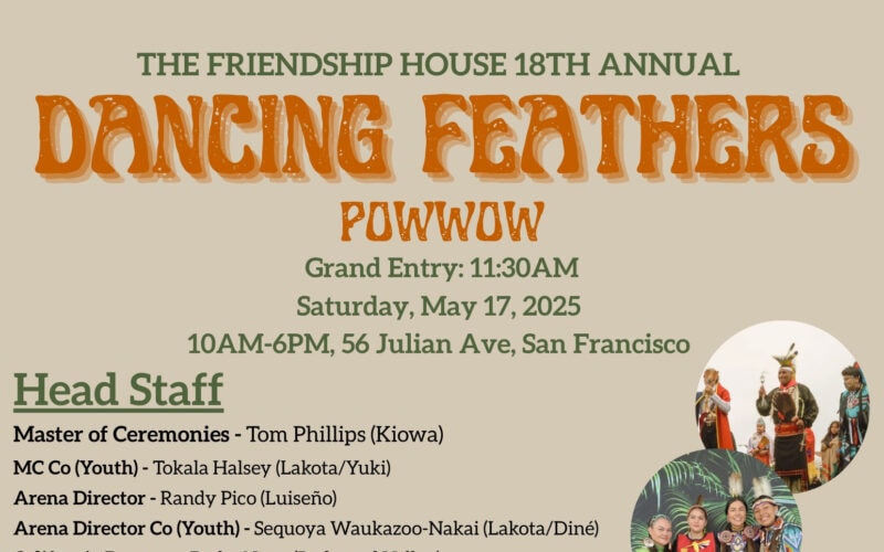 Friendship House 18th Annual Dancing Feathers Pow Wow 2025