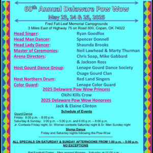60th Annual Delaware Pow Wow 2025