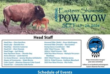 Eastern Shawnee Tribe of Oklahoma Annual Pow Wow 2026