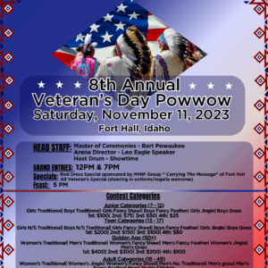 8th Annual Veterans Day Pow Wow 2023