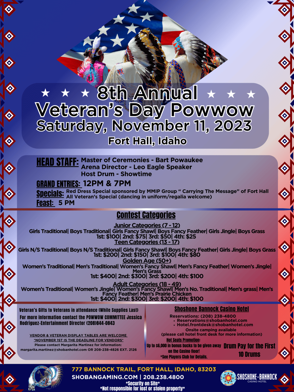 8th Annual Veterans Day Pow Wow 2023