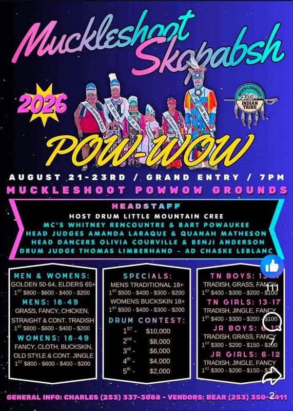 Muckleshoot Skopabsh Pow Wow 2026