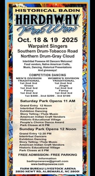 Historic Badin Hardaway Pow Wow 2025 Historic Badin Hardaway Pow Wow 2025