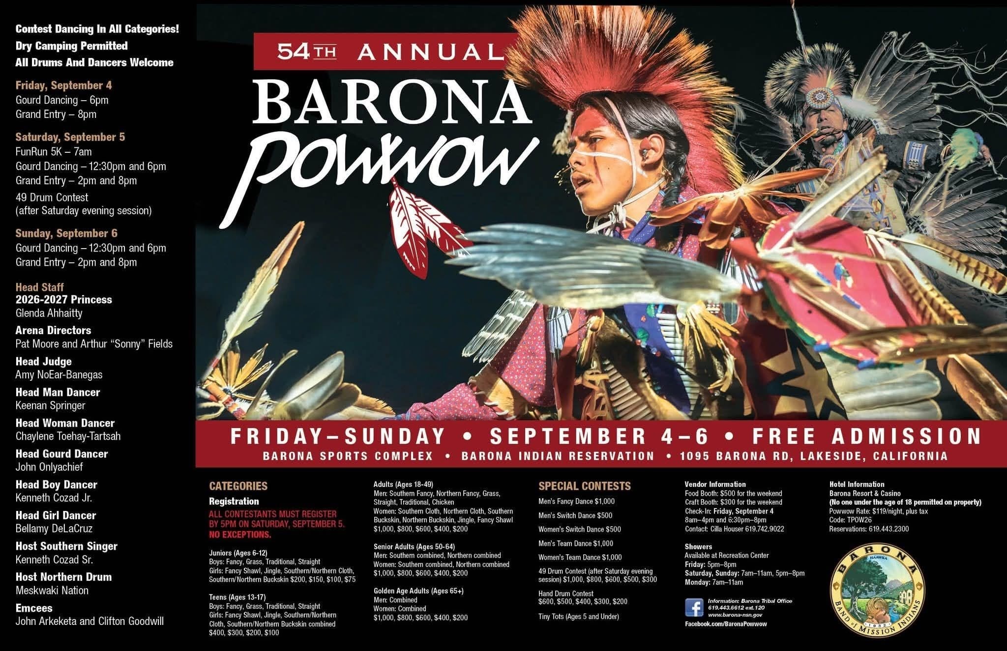 54thAnnual Barona Pow Wow 2026