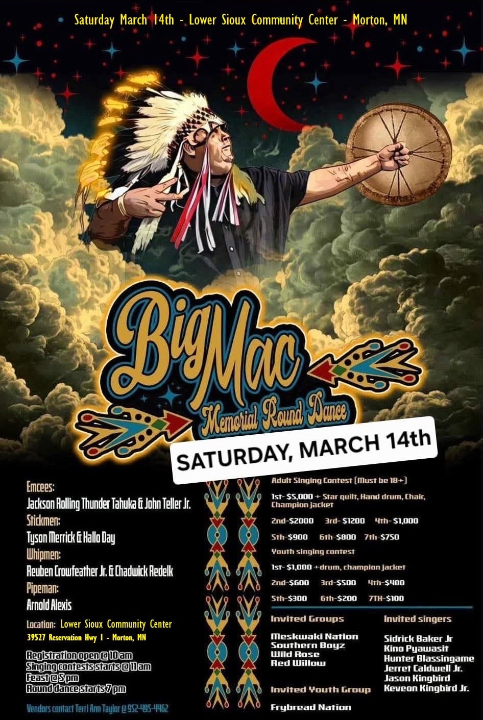 NEW DATE & LOCATION - Memorial Big Mac Round Dance 2026