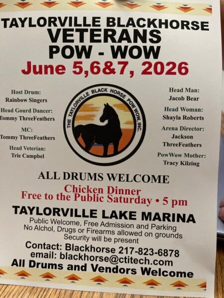 Taylorville Black Horse Veterans Pow Wow 2026 Taylorville Black Horse Veterans Pow Wow 2026