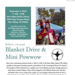 Redbird's 27th Annual Blanket Drive and Mini Pow Wow 2022