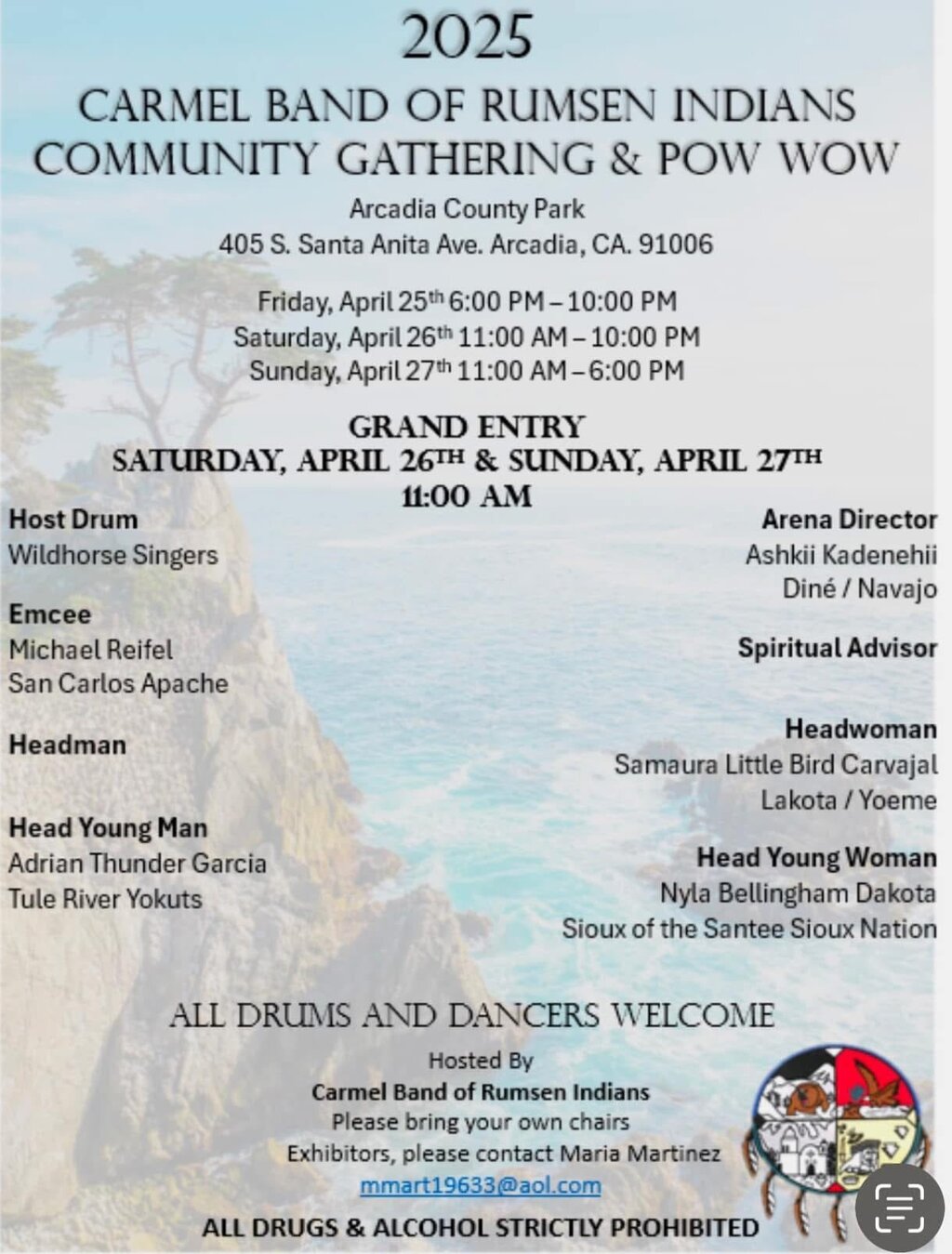 Carmel Band of Rumsen Indians Community Gathering & Pow Wow 2025