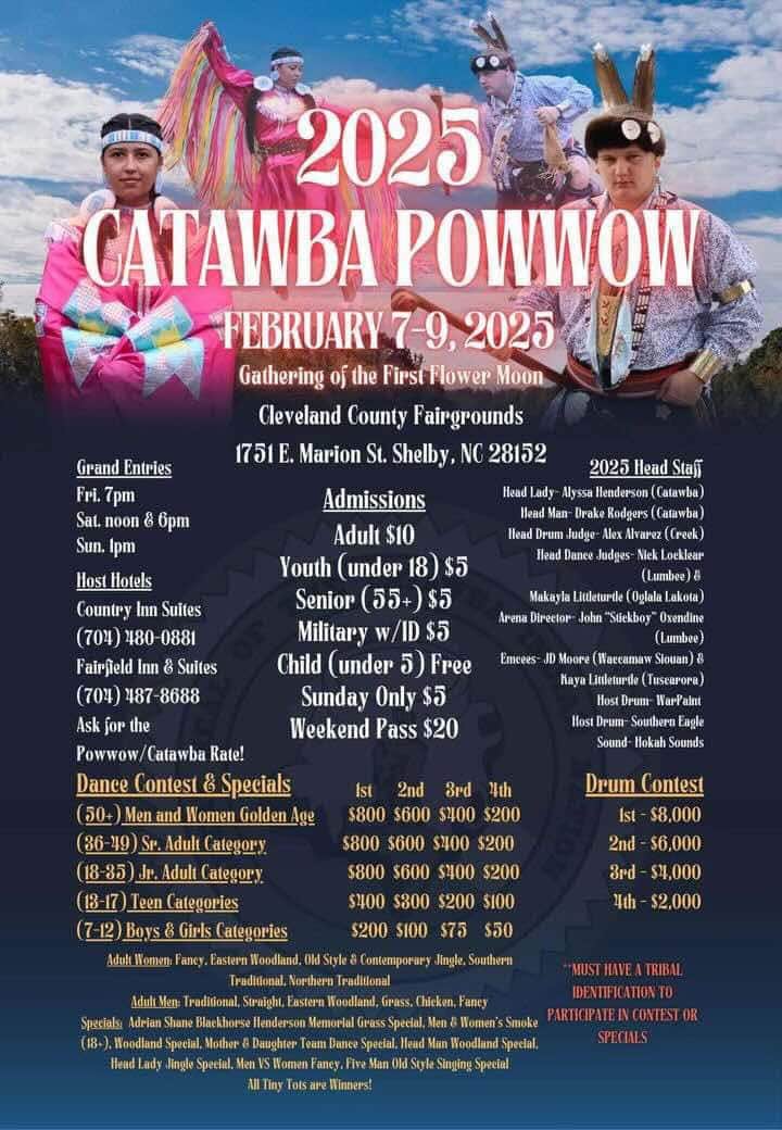 2025 Catawba Pow Wow Pow Wow Calendar