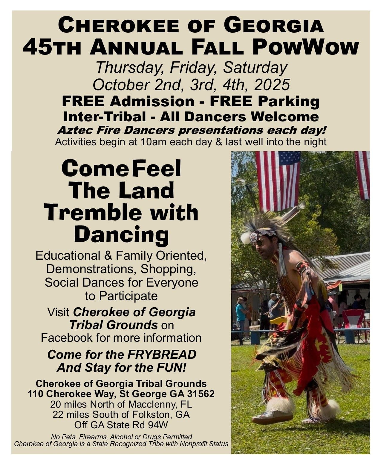 Cherokee of Georgia 45th Annual Fall Pow Wow 2025