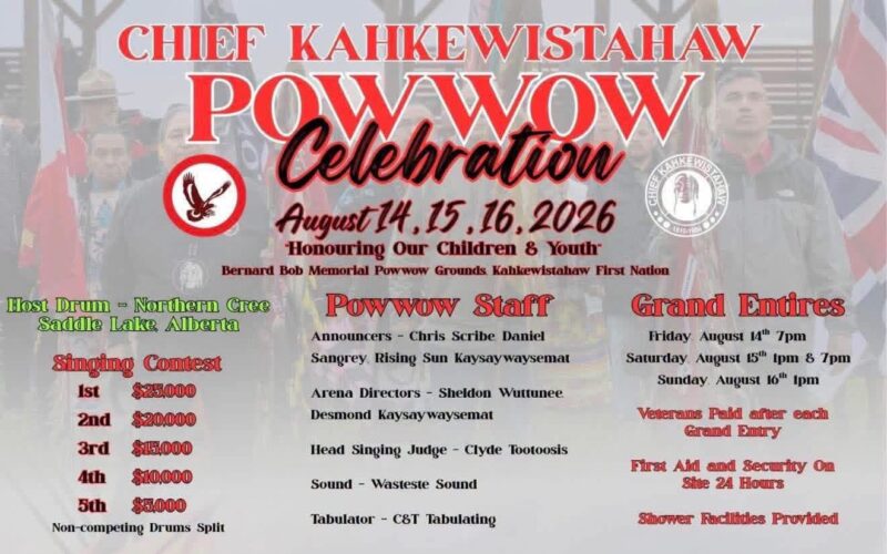 Chief Kahkewistahaw Pow Wow 2026