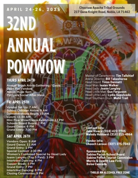 32nd Annual Choctaw-Apache Pow Wow 2025