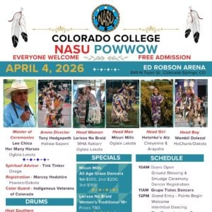 Colorado College Native American Student Union Annual Pow Wow 2026