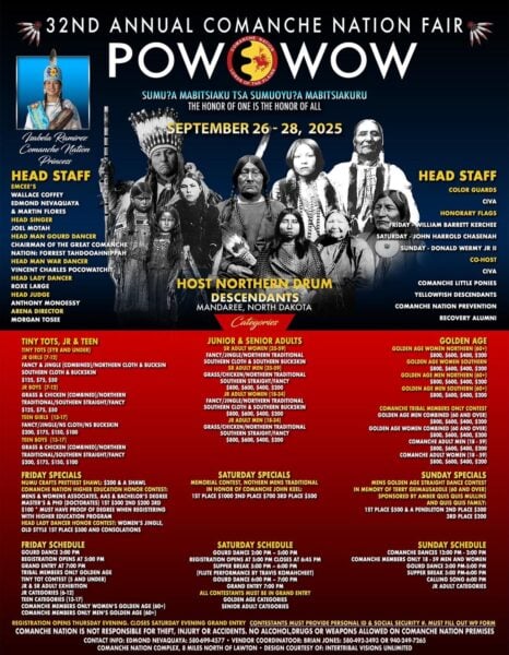 Comanche Nation Fair Pow Wow 2025