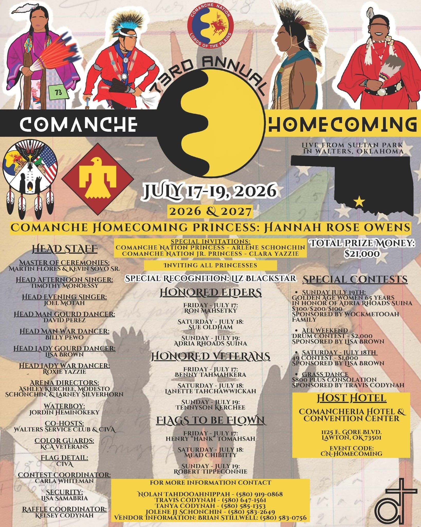 73rd Annual Comanche Homecoming Celebration 2026