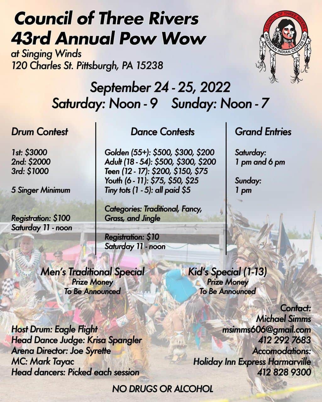 Council of Three Rivers American Indian Center 43rd Annual Pow Wow 2022